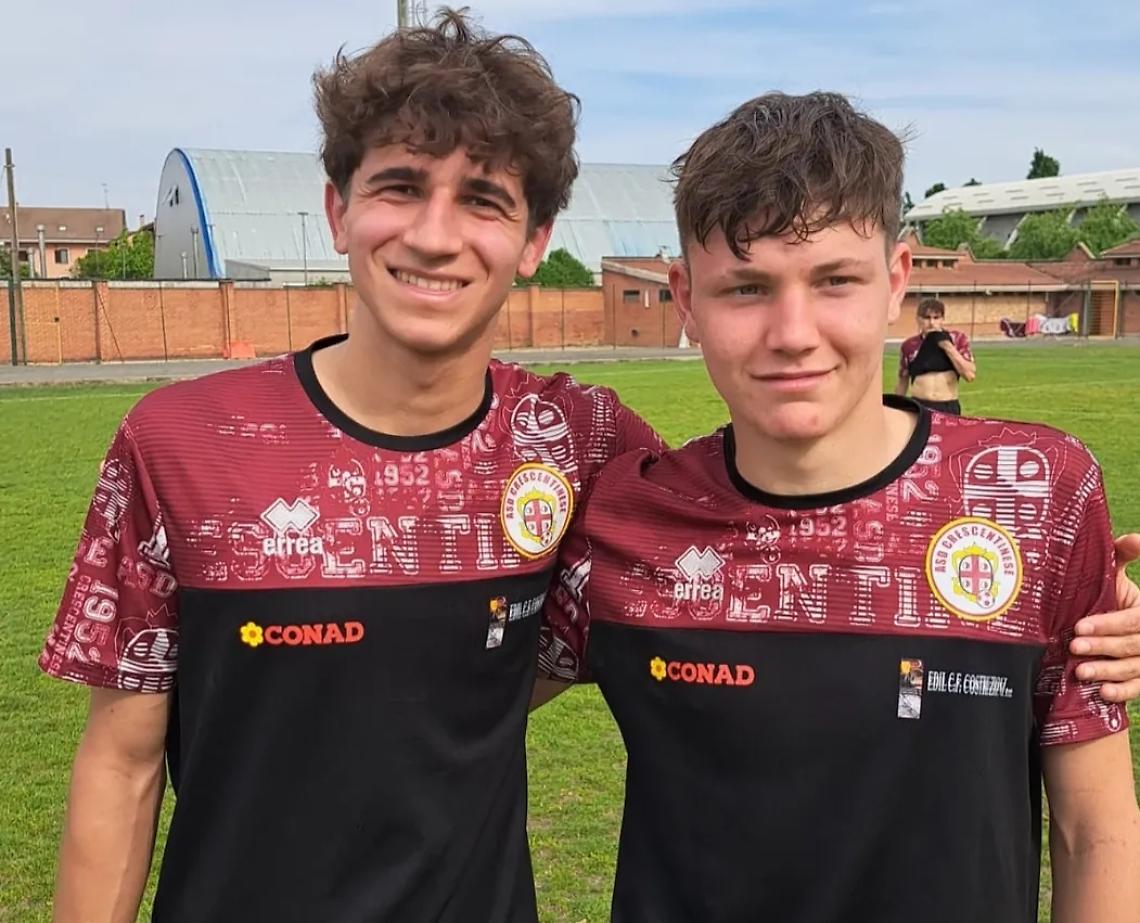 I bomber di giornata della Crescentinese