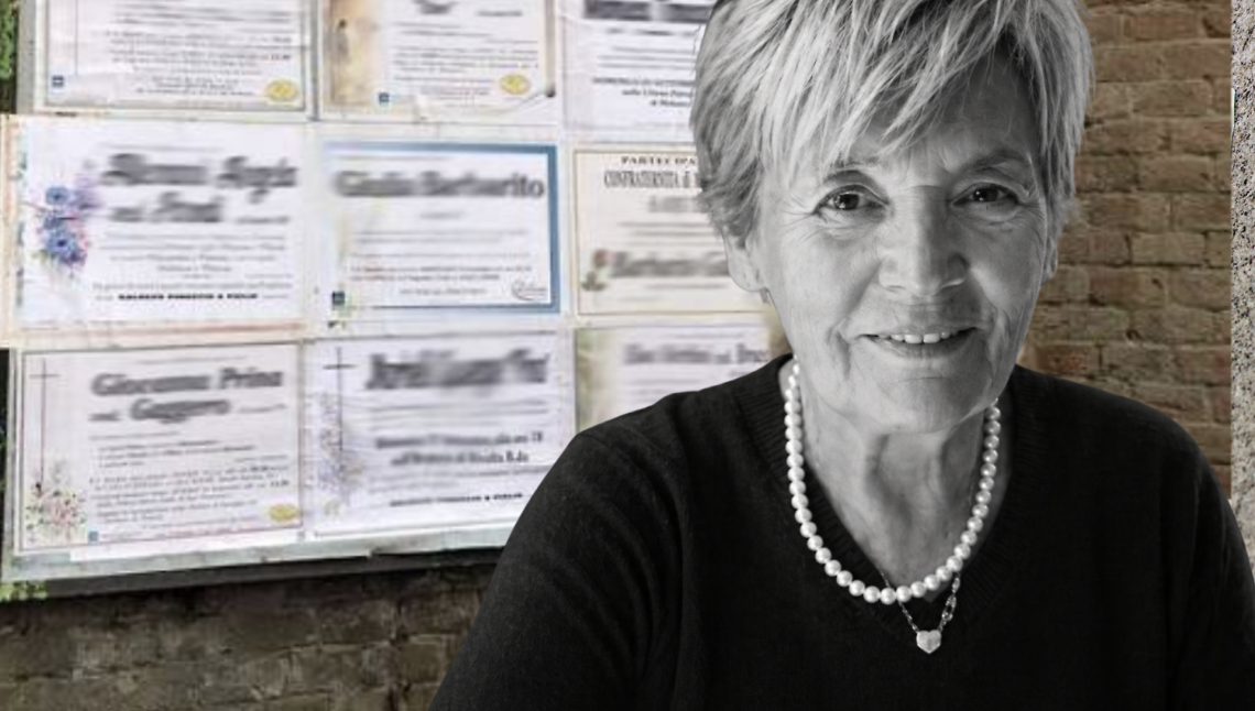 La maestra Alba Caudera aveva 82 anni