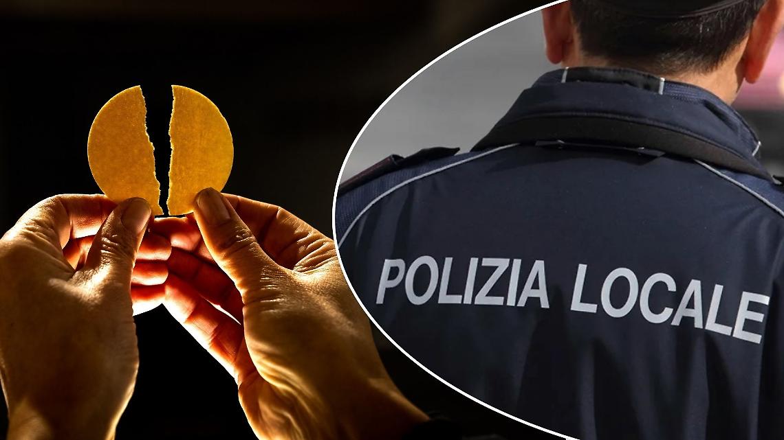 Prima comunione nel caos: danneggia un&rsquo;auto davanti alla chiesa e fugge