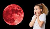 La Luna si tinge di rosso(foto di repertorio)