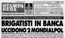 Torino negli anni di piombo. L’ultimo sangue versato. Gli omicidi D’Alleo e Pedio (21 ottobre 1982).