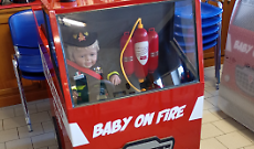 Una Befana speciale al Regina Margherita: una mini-autopompa per aiutare i bambini a &ldquo;viaggiare&rdquo; meno spaventati