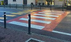 Il luogo dove &egrave; stata investita la bambina