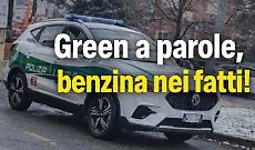 Green a parole, benzina nei fatti: la nuova auto dei vigili accende la polemica in citt&agrave;