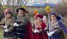 Il Carnevale storico di Albiano entra nel vivo con l'alzata degli Abb&agrave;