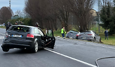 Schianto sulla 460, tre auto coinvolte: traffico in tilt verso Cuorgn&egrave;