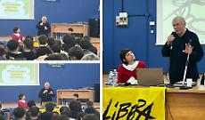 Don Luigi Ciotti a Chivasso: studenti in silenzio davanti alle storie delle vittime di mafia