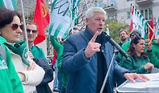 Migliaia in corteo a Cassino per difendere lo stabilimento Stellantis. In foto Fim Cisl 