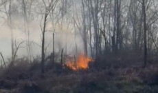 Vauda, il vento riaccende l&rsquo;incendio