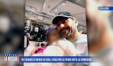 Del Grande con la compagna