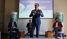 Alberto Cirio questa mattina a Casale Monferrato