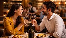 /Al ristorante consumi vino per 12 miliardi, al supermarket spesi 3,2 miliardi