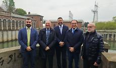 Le autorit&agrave; al Canale Cavour di Chivasso