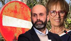 I sindaci di Albiano e Ivrea chiudono il ponte e spariscono. Famiglia abbandonata e isolata