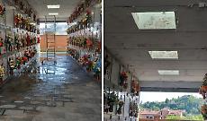 Infiltrazioni al cimitero di Gassino: &ldquo;Comune avvisato da un anno, ma nessuno &egrave; intervenuto&rdquo;