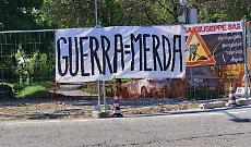 "Guerra uguale m...": a Chivasso un 25 Aprile di protesta