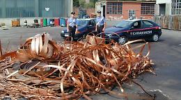 TORINO. Furti di rame: sull'auto con 1.000 kg cavi, arrestato romeno