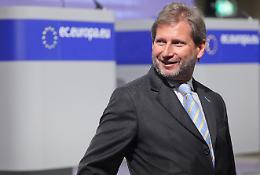BRUXELLES. Hahn, crisi ha lasciato il segno. C'è ancora molto da fare