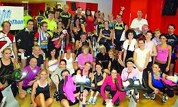 La Dgm1 a Torino per la maratona di spinning pro Telethon