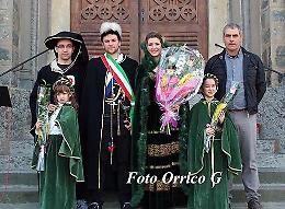 MERCENASCO. Martina Corna ed Ilario Ponsetto sono i personaggi del Carnevale a Villate