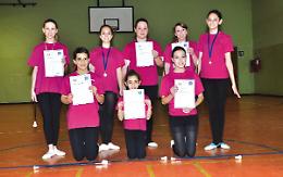 TWIRLING. Esami superati dalle giovani del Borgo Nuovo Twirling