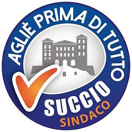 AGLIE'. Succio presenta il logo della lista e ribatte alle accuse