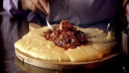 La polenta reale di Vittorio Emanuele II al rifugio Mila