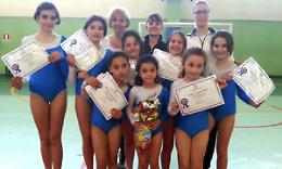 GINNASTICA ARTISTICA. Stage del Centro Sportivo Chivassese a Saluggia