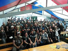 AGLIE'. Motoclub Alieno con i Marò