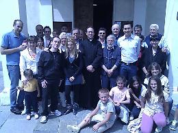 INGRIA. La comunità accoglie Don Luca Pastore