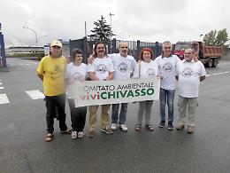 CHIVASSO. Olio di palma, sopralluogo in centrale