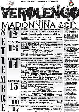 VEROLENGO. Io la festa della Madonnina la farei così... 
