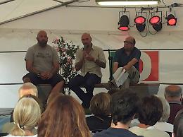 IVREA. Nicolai Lilin ("Educazione siberiana") alla Festa dell'Unità. Una militante Pd lo attacca