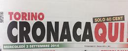 TORINO. Doccia gelata per la redazione quotidiano CronacaQui a favore di Aisla