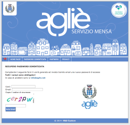 AGLIE'. Cambia la mensa: badge personali al posto dei buoni