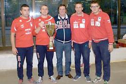 BOCCE. Nuovo trionfo della Brb Ivrea in Coppa Italia