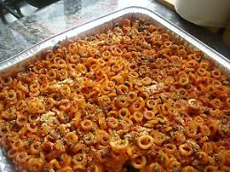 ANELLETTI AL FORNO CON L’ETNA ROSSO DOC