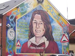 TORINO. Murales per nazionalista irlandese Bobby Sands