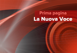 PRIMA PAGINA. La Nuova Voce - 10 Marzo 2015 
