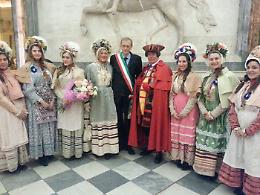 TORINO. Carnevale: Gianduja e Giacometta in visita alla Regione
