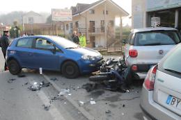 SAN MAURO. Incidente in via Casale, grave un motociclista