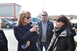 MAPPANO - Mercatone:  Pentenero in visita ai lavoratori