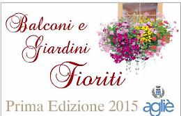 AGLIE'. Al via la prima edizione del concorso "Balconi e Giardini fioriti"