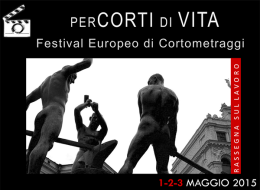 TORINO. PerCorti di vita, festival europeo di cortometraggi