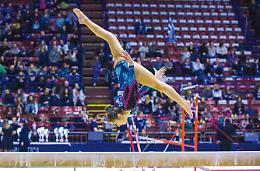 GINNASTICA ARTISTICA. Di Gregorio in versione gladiatore a Roma