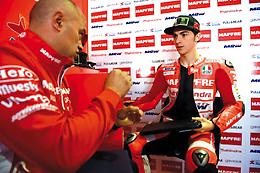 MOTOCICLISMO. Bagnaia scivola a terra a Montmelò