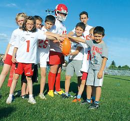 FOOTBALL AMERICANO. Bella iniziativa a Santhià per i Mastini Ivrea