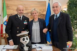 ROMA. Wwf su nave Marina Militare per salvare il Mediterraneo