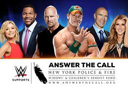WWE risponde alla chiamata' delle famiglie degli eroi di New York caduti sul lavoro