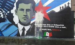 MONTANARO. Sfregi al murale. Borra: "Atti infami"